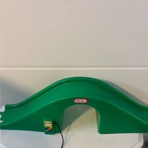 Vintage Little Tikes Creative Railway Roadway Green Overpass Bridge W/ Gas Pump